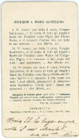 Immaculate Conception Verso