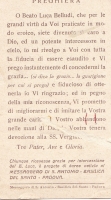 Beato Luca Belludi Verso